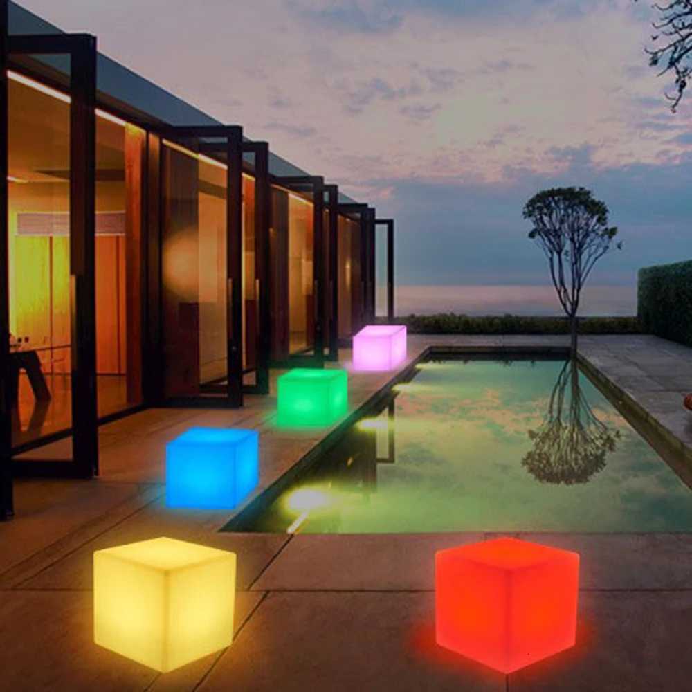 LED Luminous Night Light Remote Control Atmosphere Lamp for Coffee Shop Bar Garden Outdoor - Adjustable Coffee Shop Lighting Y260314