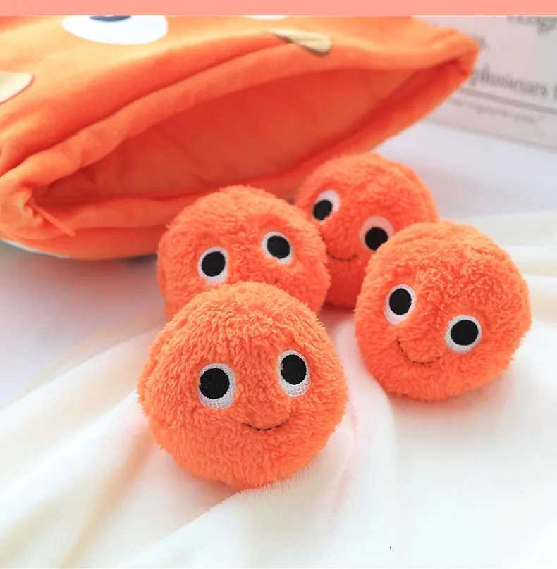6pcs 9pcs Cheesy Puffs Plush Toy Stuffed Soft Snack Pillow Plush Puff Toy Kids Toys Birthday Christmas Gift for Child Y260314