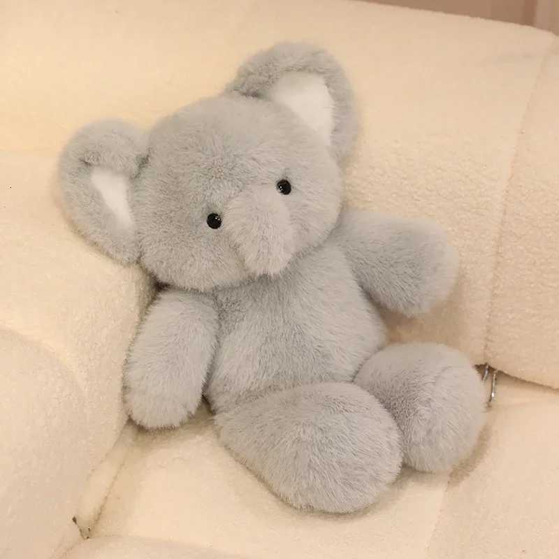 4 Styles Running Animal Plush Toys Stuffed Cartoon Bear Rabbit Elephant Doll Funny Hugging Animal Doll Cuddly Children Gift Y260314