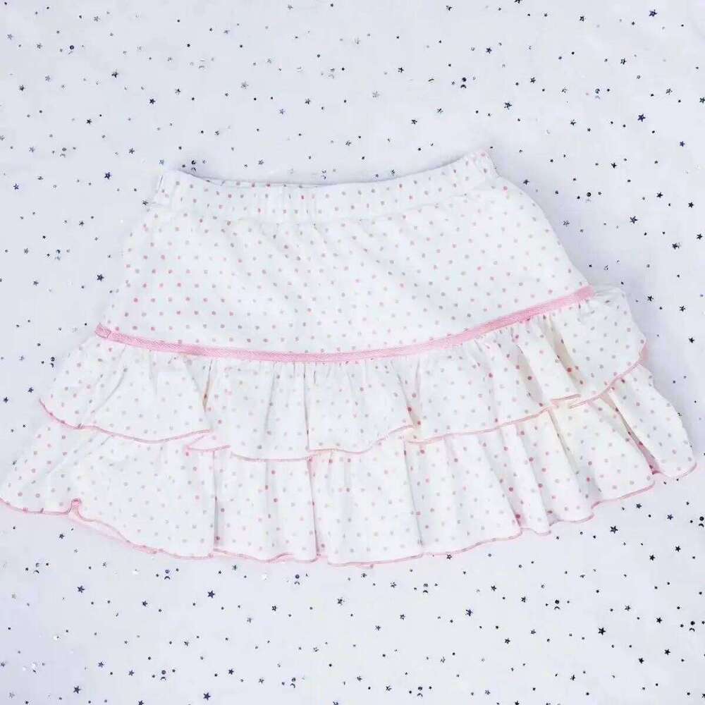 New Summer Lolita Sweet Girls Polka Dot Ball Gown Skirts Teens Young Women Cute Tiered Skirt Mini Dresses Ballet Style Y2K Z260314
