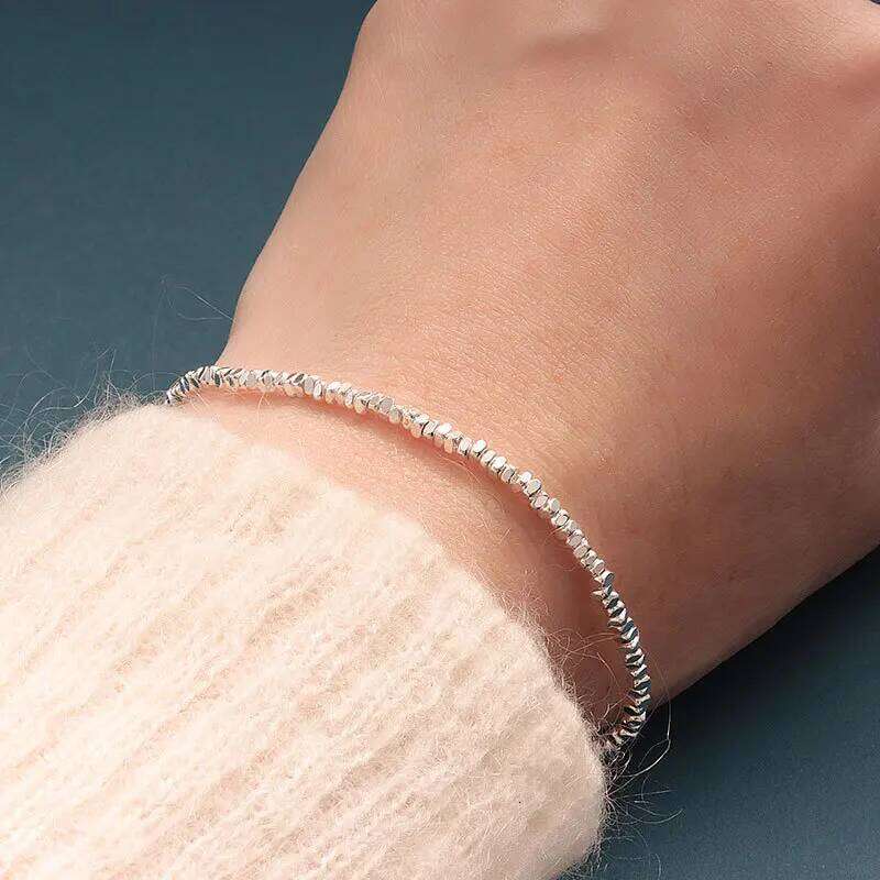 925 Sterling Silver Irregular Chain Bracelets For Women Vintage Luxury Jewelry Wedding Accessories Wholesalea Jewellery Z260313