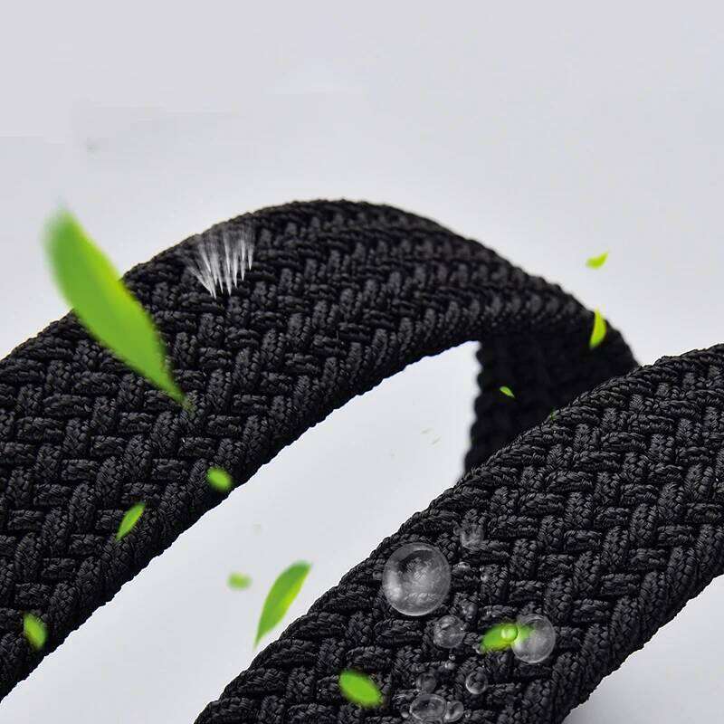 2023 men and fashion nylon alloy casual women wild stretch jeans belt decoration ins wind Luxury brand design Z260226