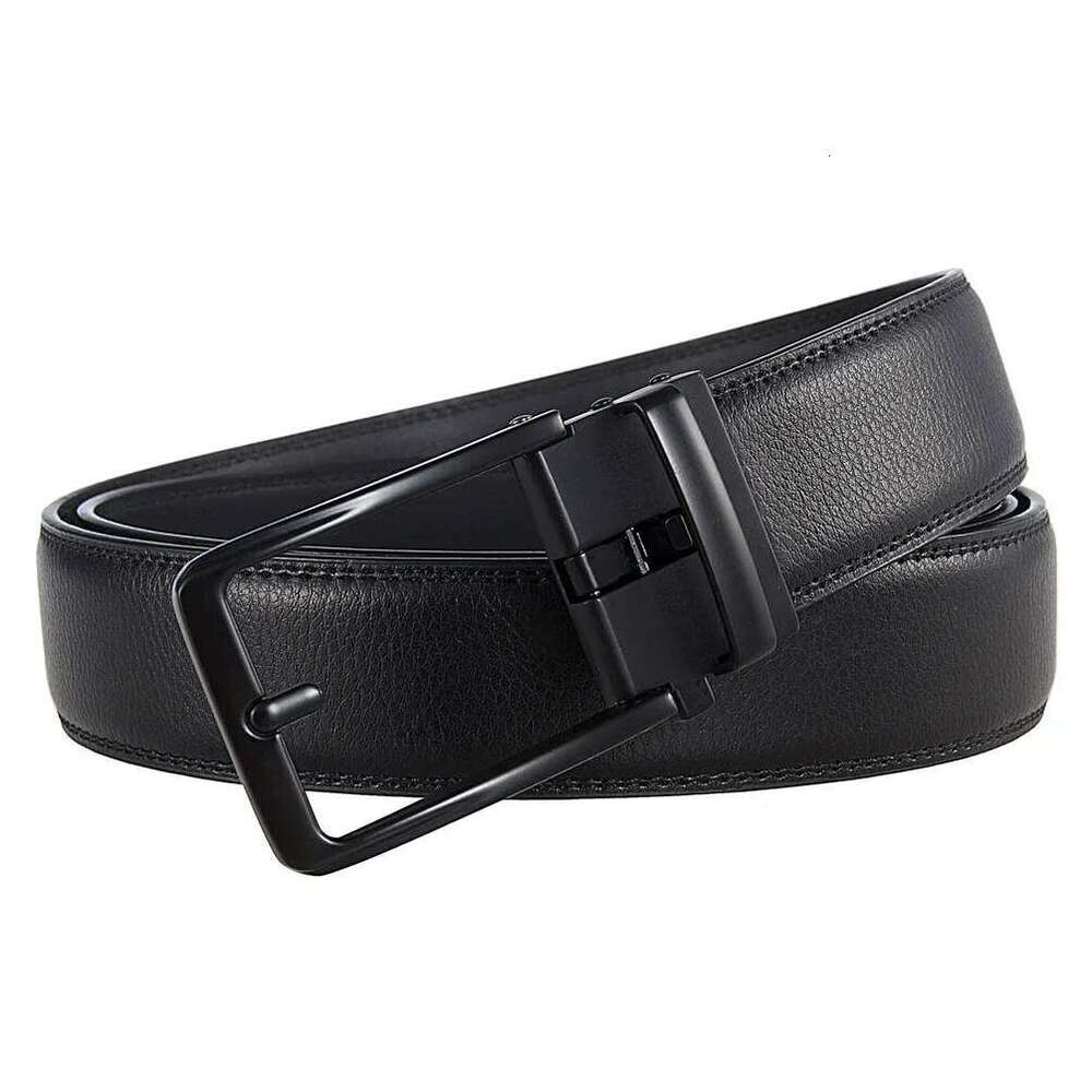 3.5cm Black Brown Men Real New Fashion Automatic Buckle Business Affairs Casual Belt Genuine Leather Luxury Z260226