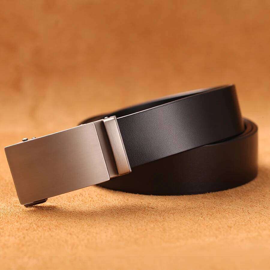 Cow For Men Formal Automatic Buckle Belt Genuine Leather Mens business Strap Z260226