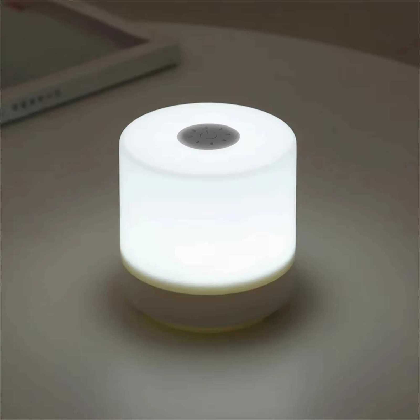Night Lamp LED Table With Switch Rechargeable Three Colors Lights USB For Kitchen Hallway Closet Bedroom Home Touch Night Light Y260314