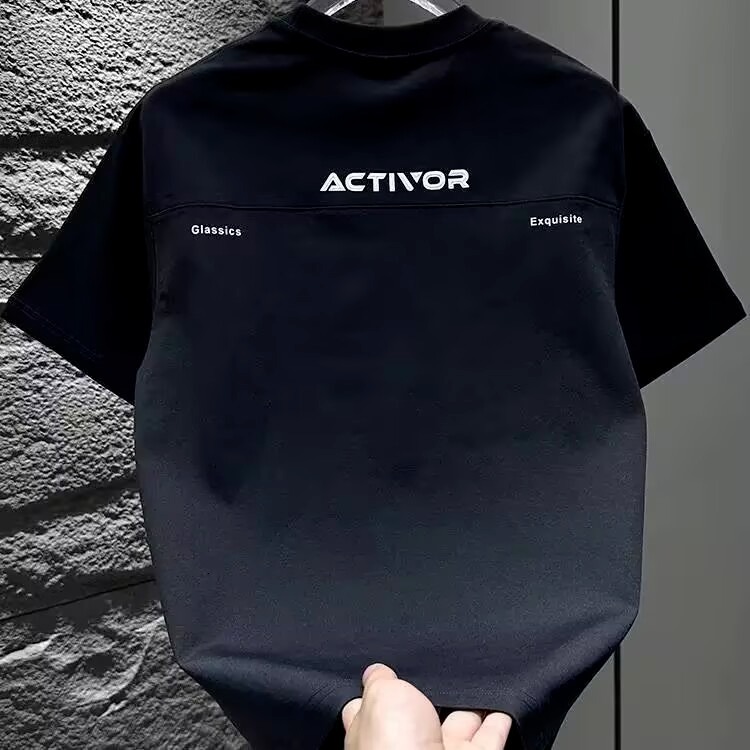 Polo Simple And Patchwork Roundneck Shortsleeve Letter Designer T-shirt Print Top For Men New Men's Designer Hoodie Cooltouch Fabric