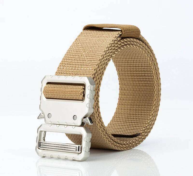 man Nylon Pants Silver Buckle Gift jeans for woman belt fashion belts Z260226