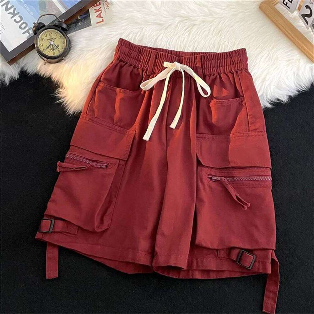 Summer Gym Quick-drying Shorts Fitness Streetwear Men's Jogging Pants Men Multi-pocket Sport Casual Hip Cargo Short Z260314