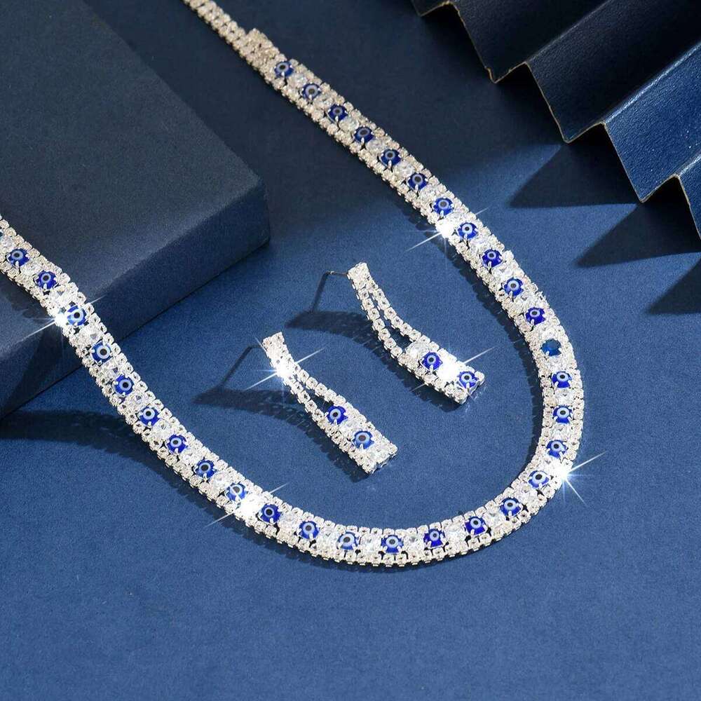 Slim design, elegant, simple and unique, best-selling necklace earring set, gift giving, matching with banquet dress Z260313