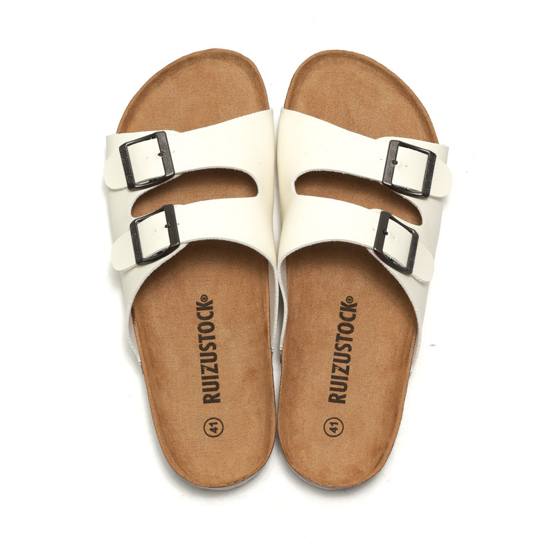 RUIZUSTOCK 2026 summer new breathable casual flat slippers fashionable and versatile retro classic beach shoes sandals for men and women