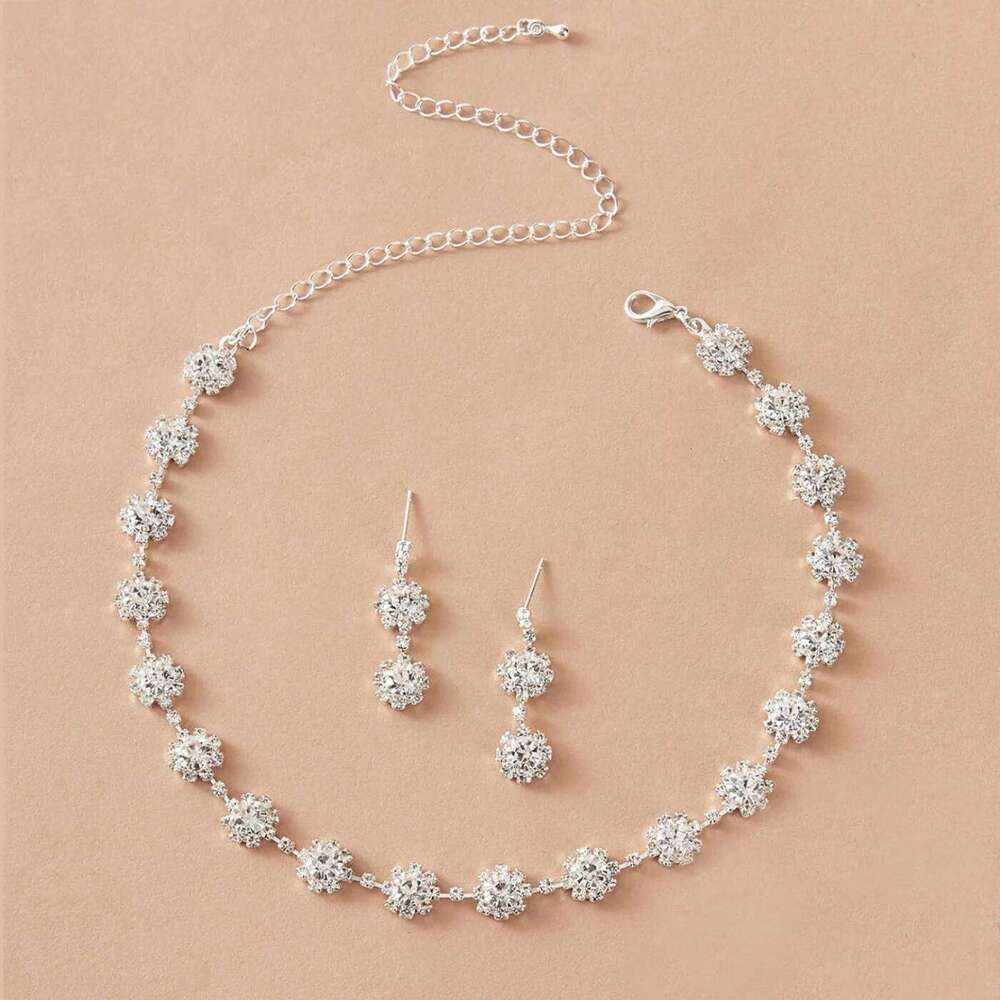 4PC Women's Claw Chain Series Sunflower Flower Earrings Necklace Bracelet Jewelry Set Wedding Party Accessories Z260313