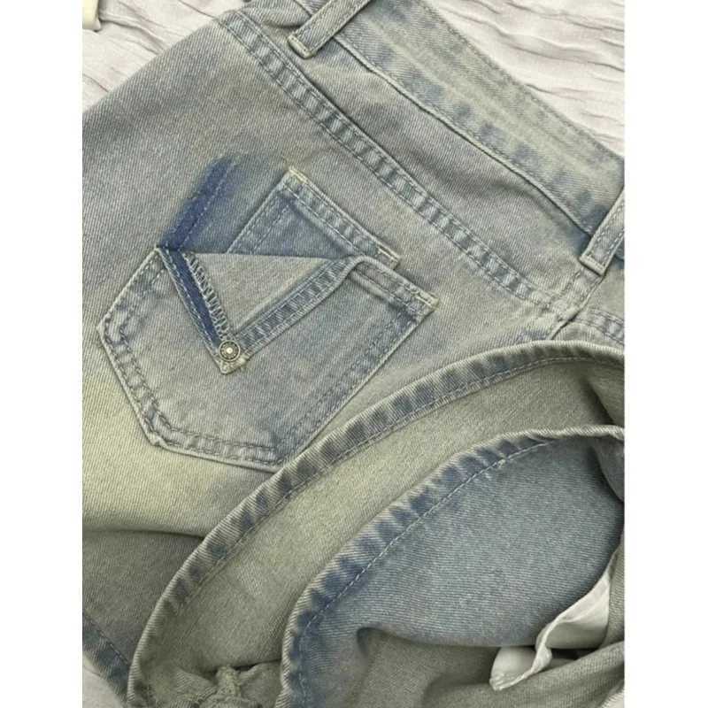 American Retro High Waist Denim Mini Skirt Women Summer plus Size Sexy Slim Design A- Line Wraparound Short Skirt Pants M260314