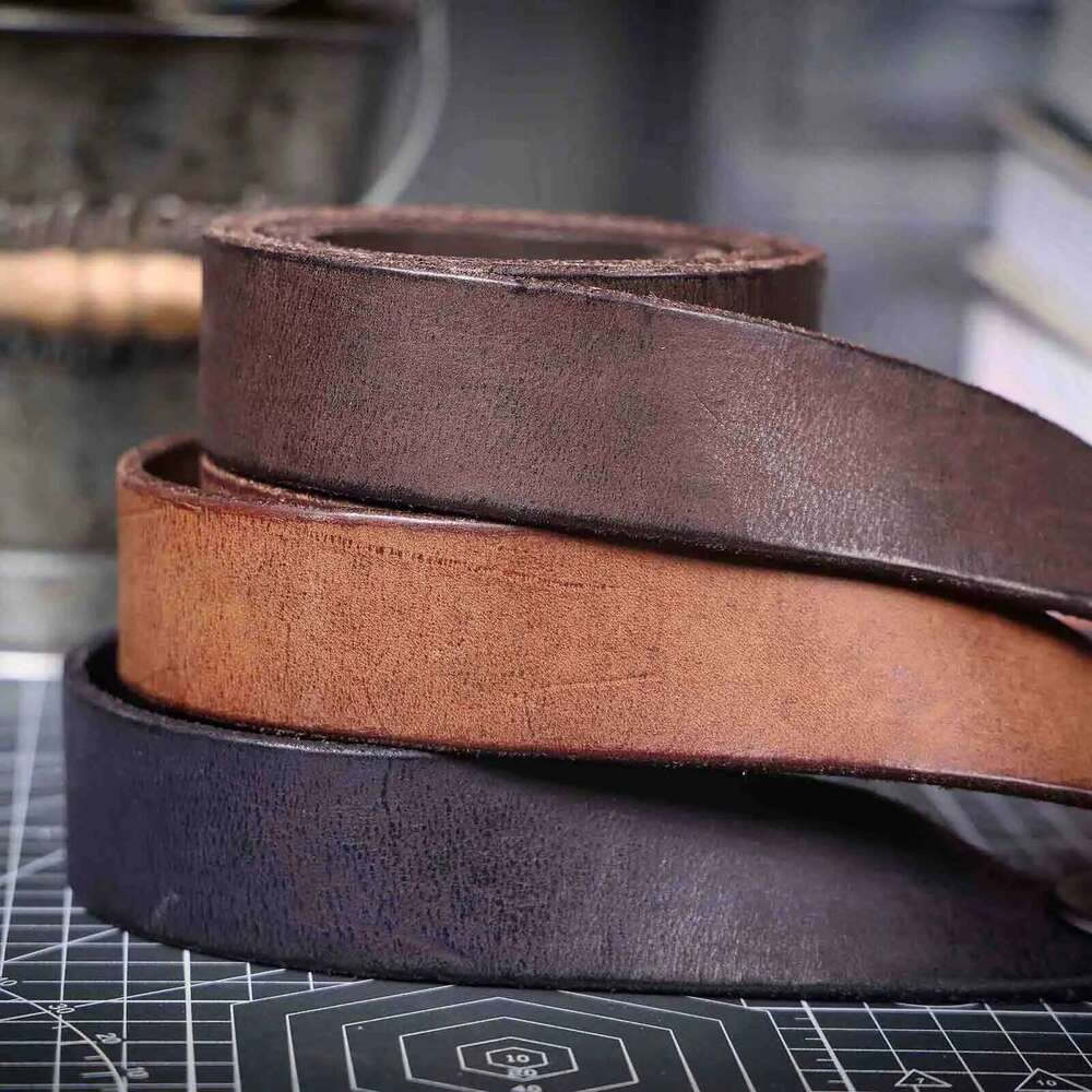 Vintage Genuine Men's Cowhide Belts Stainless Steel Buckle Italian Thickened Leather With Box,Ideal Choice For Gift Z260226