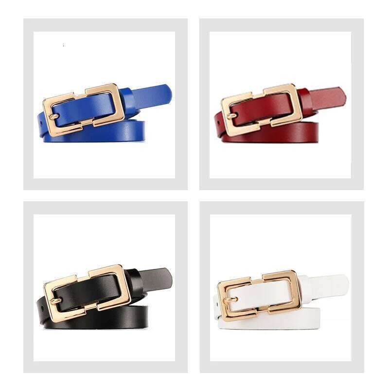 MaiKun Female Original Leather Belts For Women Golden Metal Pin Buckle Belt Z260226