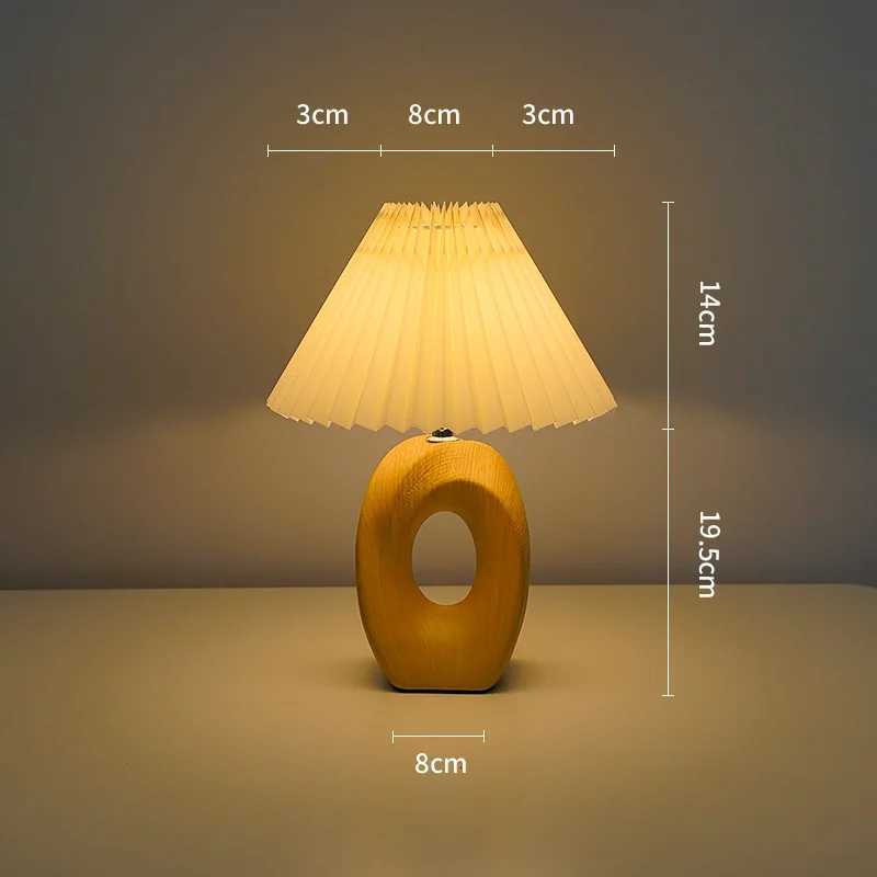 European Style Ceramic Base Bedroom Bedside Lamp Table Lamp - Elegant Lighting for Your Sleep Space Y260314