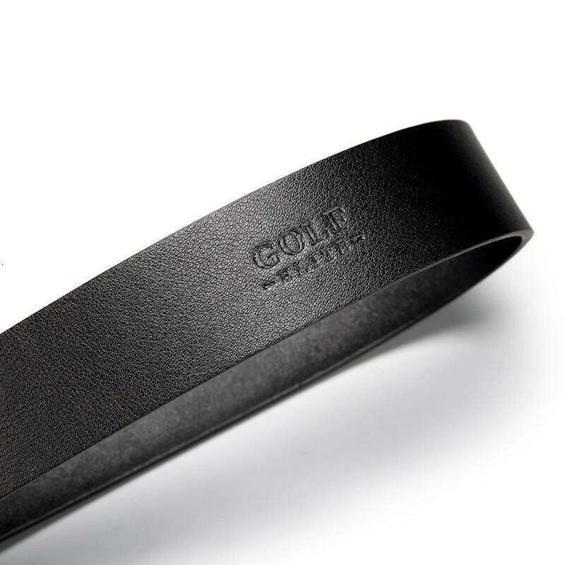 GOLF Genuine Leather Men's Casual Trend Cowhide Youth Plate Buckle Business Pant Belt Z260226
