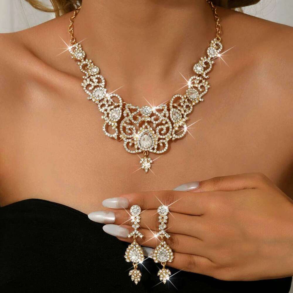 Retro high-end luxury socialite style two-piece set, cross-border best-selling new accessories Z260313