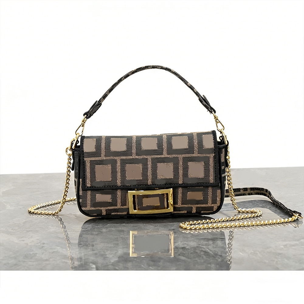 Baguette Designer bags womens vintage fashion sling crossbody classic shoulder handbags wallet emed flap famous purse canvas gift high quality wholesale HB8560