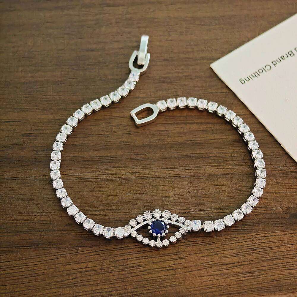 New Arrival Best Sellers Unique Design Blue Silver Color Eye Bracelet Bangle for Women Party Gift Jewelry S8418 Z260313