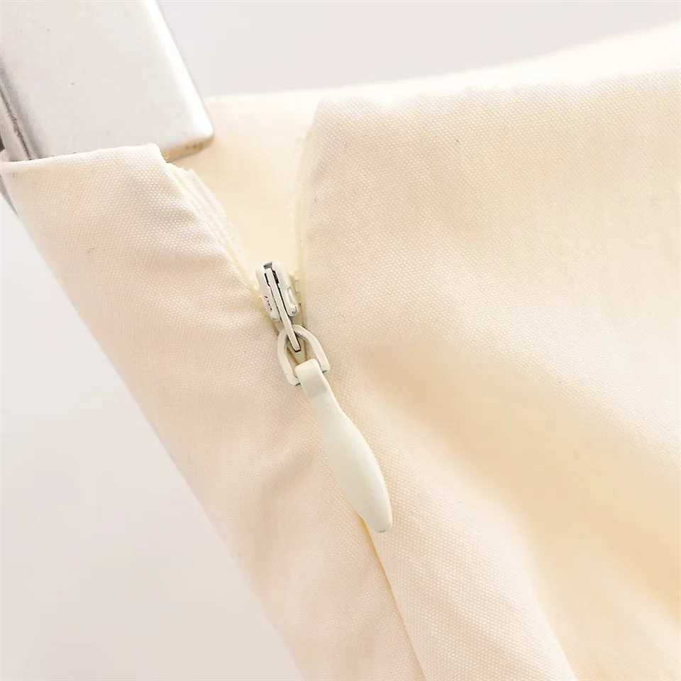 2026 new womens fashion spicy style high waisted A-line lace scarf decoration mid lengTH skirt M260314