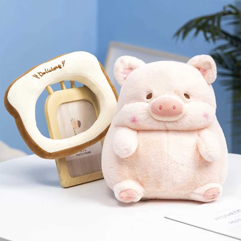 Kawaii Lulu Pig Bread Plush Toy Creative Stuffed Animals Pink Piggy Toast Doll Girl Birthday Toys Girlfriend Cute Gift Y260314