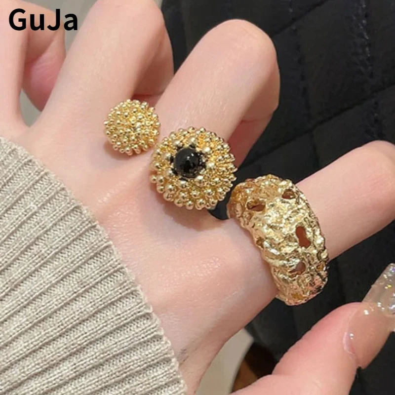 Fashion Jewelry y Temperament Metal Open Rings For Women Girl Wedding Gifts n Accessories Drop 260312