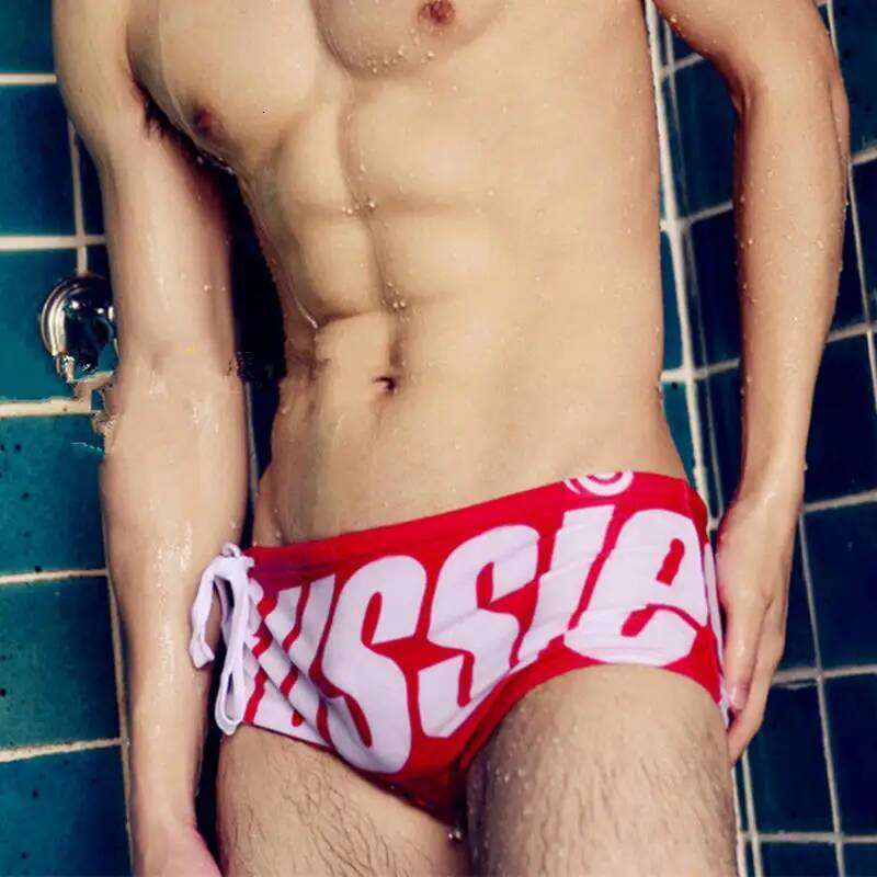 Mens Swimming Trunks Man Swim Shorts For Aussie Swimwear Boxer Briefs Beach Sexy Gay Swimsuit Bathing Suit Desmiit DM Zwembroek Z260314