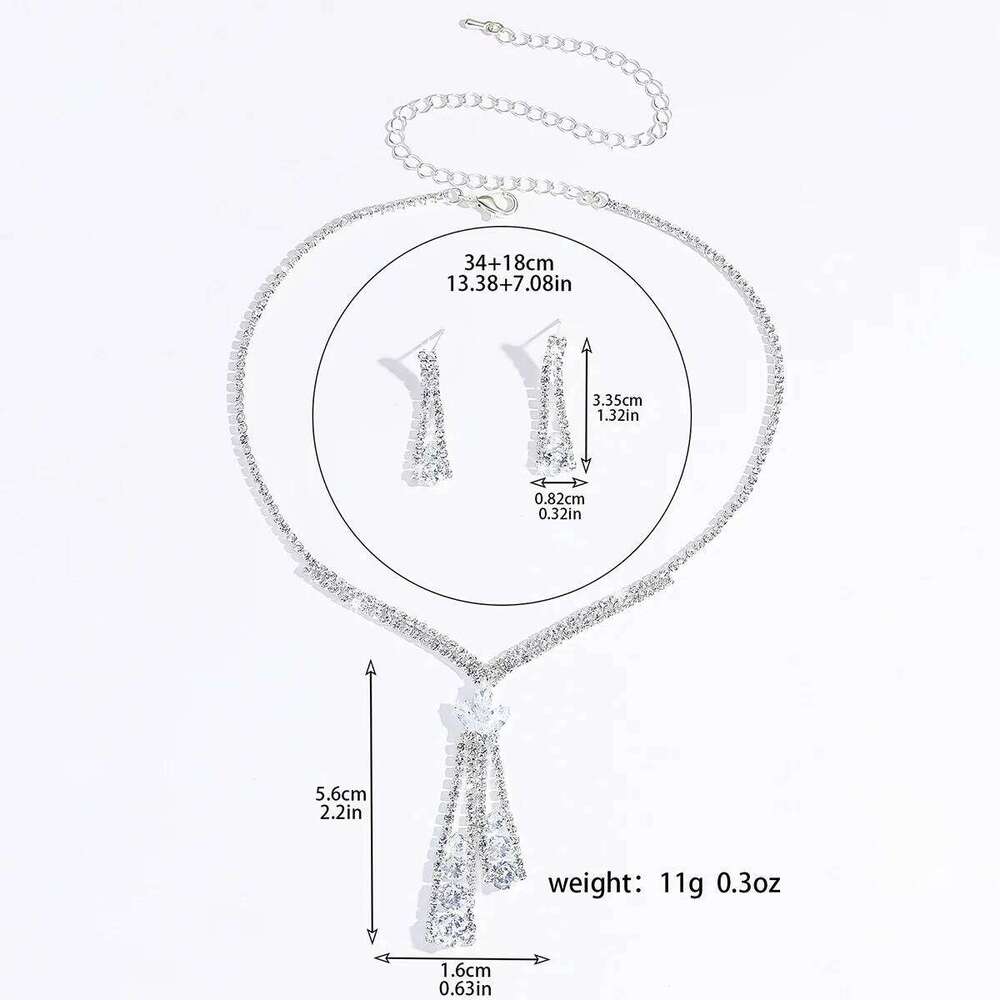 3PC Women's Fashion Design Lotus Geometric Necklace Earrings Jewelry Set Suitable for Wedding Parties and Festival Gifts Z260313