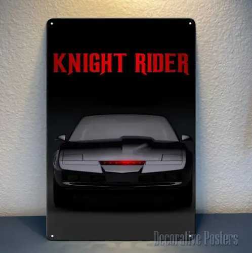 Knight Rider Kitt Tv Series Movie Metal Poster Tin Sign 20x30cm Plaque -aluminum D260314