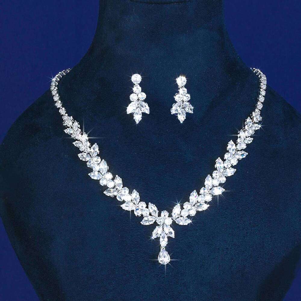2025 Best Selling Wedding Festival Luxurious Cubic Zirconia Jewelry Set Classic Fashion Prom Everyday Wear Z260313
