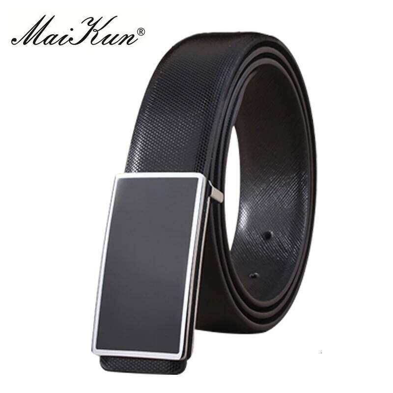 Maikun PU Leather Belts Unisex Brand Luxury Men Women High Quality Belt for Jeans Z260226