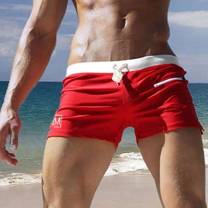 Fashion Men Boxer Home Pants Sports Fitness Nylon Quick Drying Male Underpants Underwear Swimming Beach Shorts Z260314