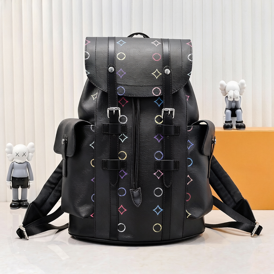 Designer Backpacks Crocodile Skin Texture Outdoor Casual Versatile Business Bag Double Shoulder Straps Contrast Accents Versatile for Daily Light Luggage Bag