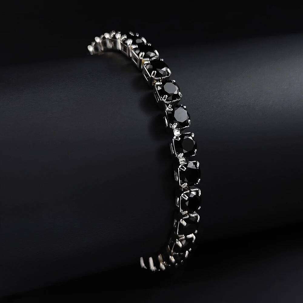 2024 New Arrival Luxury Round black color on hand Bracelet Bangle For Women Anniversary Gift Jewelry Bulk Sell S5787 Z260313