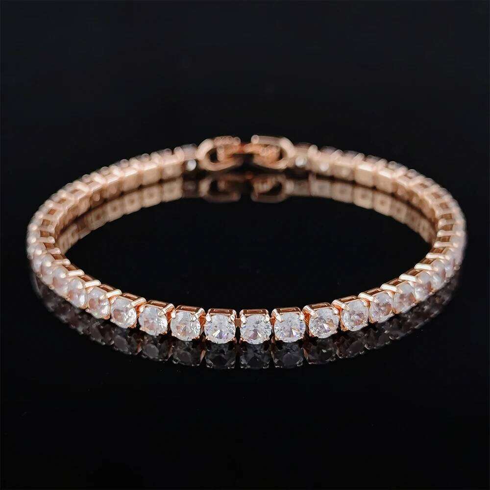 2024 New Luxury Silver Color on Hand Princess Bracelet Bangle for Women Anniversary Gift Jewelry Wholesale S5787 Z260313