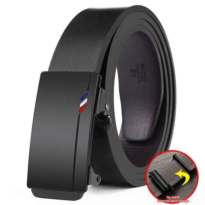 New Product High Quality Toothless Automatic Buckle Casual Men MEN'S Business Fashion Belt Z260226