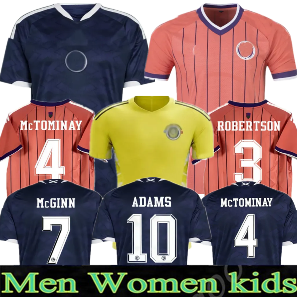 Scotland 2026 Soccer Jersey ROBERTSON Mctominay Mcgregor SHANKLAND MCGREGOR Scotland Football Shirt Top 26 27 Maillot Goalkeeper Woman Kids Kits Set