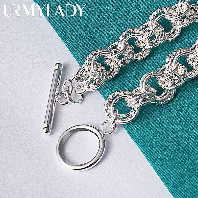 High quality 925 Sterling Silver Jewelry pretty nice fashion popular Bracelets wedding party circle factory price Z260313