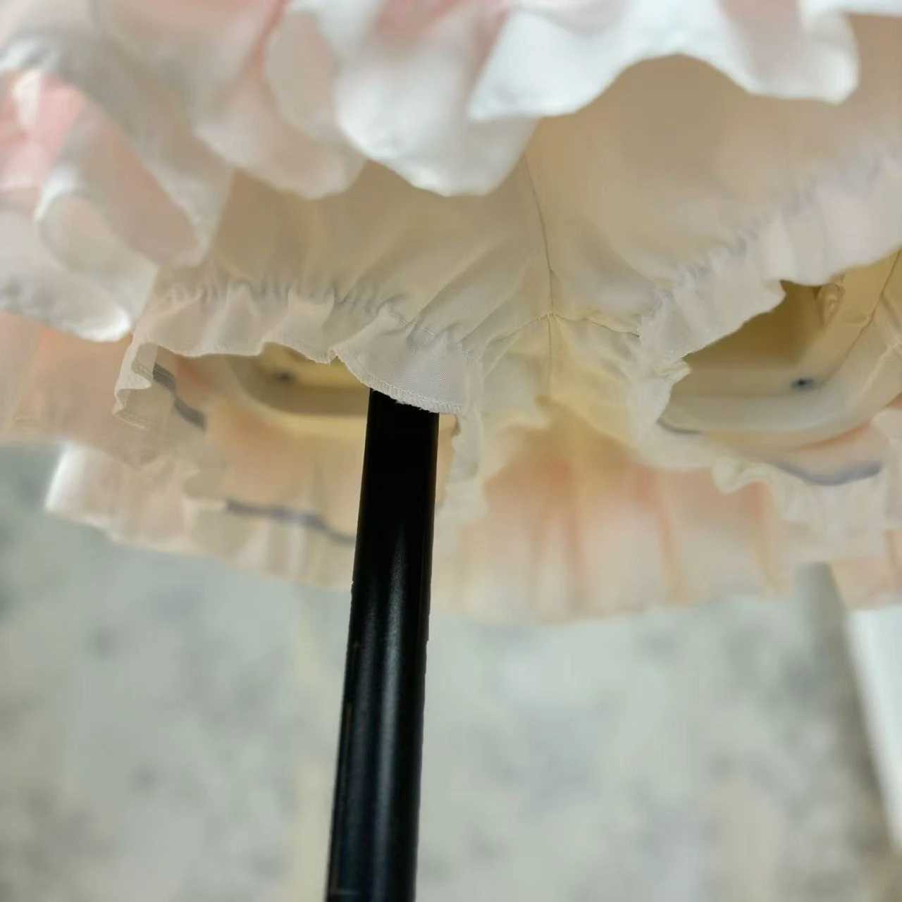 Sweet Kawaii Lolita Style Princess Vintage Cake Skirt Women Cute Lace Ruffles Party Mini Skirts Harajuku Y2k Faldas Mujer M260314