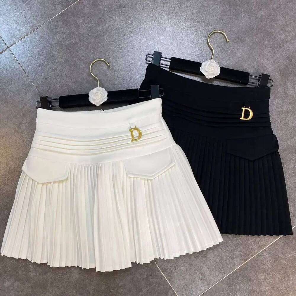 2024 Spring Summer New Arrivals High Waist Short Mini Pleated Streetwear Women Slim Fashion Korea Kawaii A Line Skirt Z260314