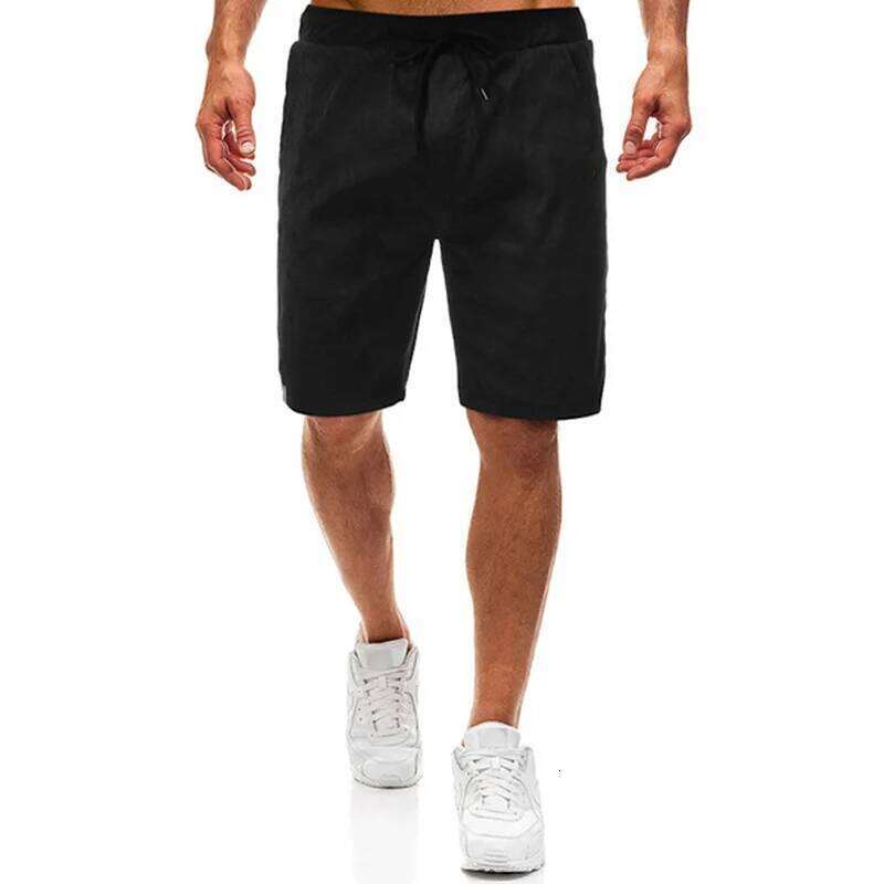 Mens Sports Solid Drawstring Board Trunk Beach Short Pants Shorts Summer Thin Trousers Pocket Loose Sweatpants Z260314
