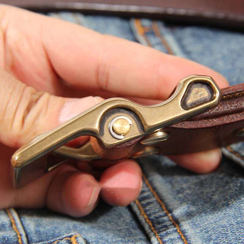 Retro Heavy Metal Rock Style Brass Pin Buckle Casual Men's Leather Vintage Luxury Handmade Top Layer Cow Jeans Soft Belt Z260226