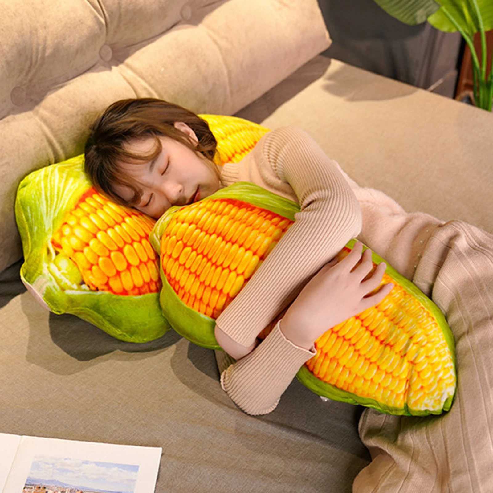 Fruit Soft Plushies Pillow Large Realistic Banana Pillow With Stretch Crystal Cotton Plush New Year Valentines Day Gift Cushion Y260314