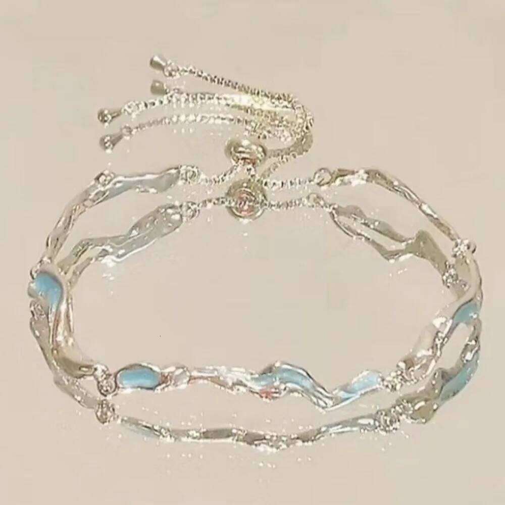 Cute Charm Pink Crystal Flower Bowknot Moon Bracelet for Women Exquisite Fashion Silver Color Zircon Bangle Jewelry Friend Gift Z260313