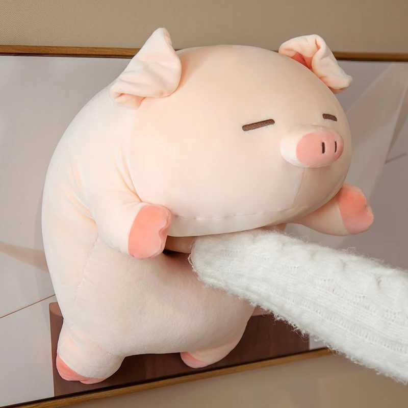 1pc 40/50cm Squishy Pig Stuffed Doll Lying Plush Piggy Toy Animal Soft Plushie Pillow for Kids Baby Comforting Birthday Gift Y260314