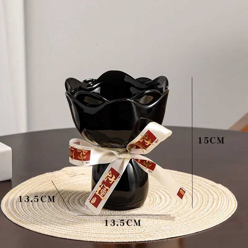 Vase Antique Light Luxury Wedding Decor Ornament Small Floral Arrangement High Aesthetic Value Premium Texture Y260314