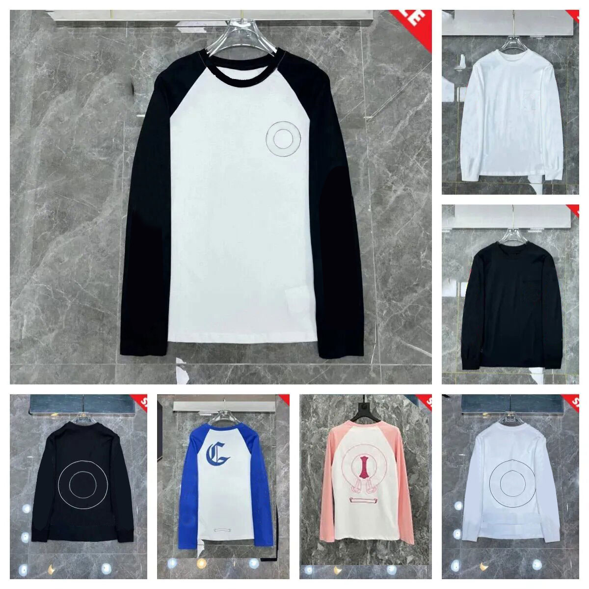 fashion men t shirt crew neck sweatshirt fashion hoodies designer men jumper mens hoodies sweatshirt Hip hop loose long sleeves Men's crew long sleeves print Casual