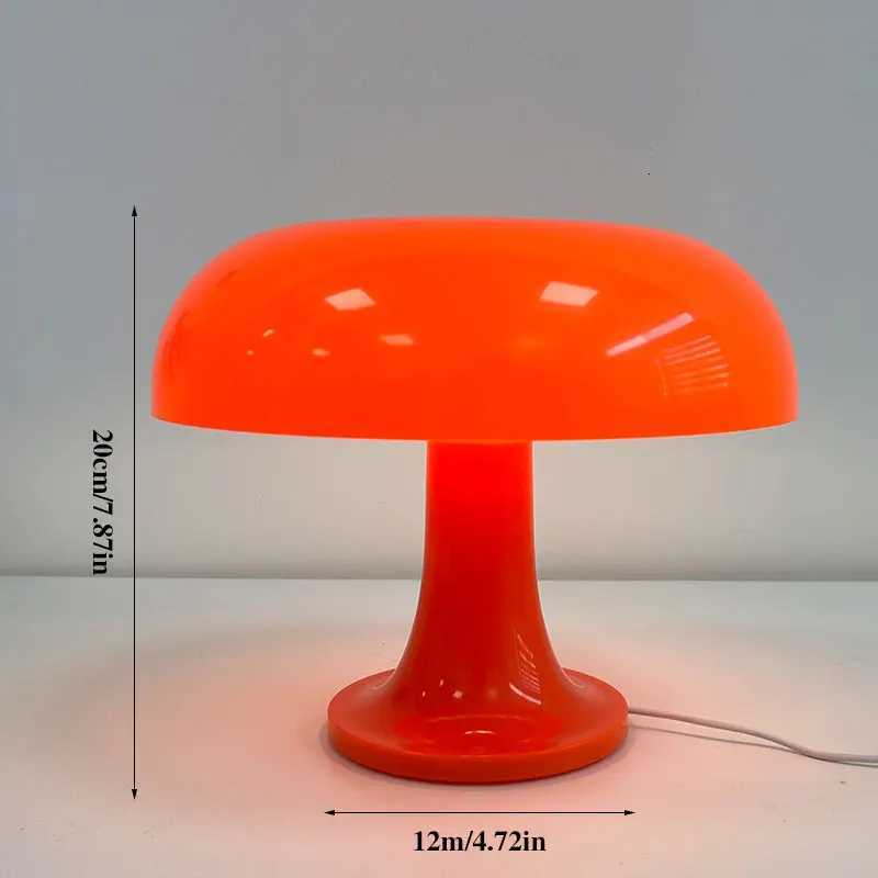 Led Mushroom Table Lamp Modern Minimalist Desk Lamp USB Powered Three-Color Dimming Suitable for Hotel and Bedroom Lighting Y260314