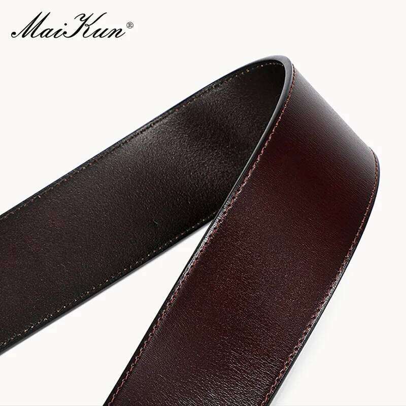 Maikun Genuine Leather Wide Women's Belt For Coat Decorative Sweater With Jeans Dress Suit Waist All-Match Girdle Z260226