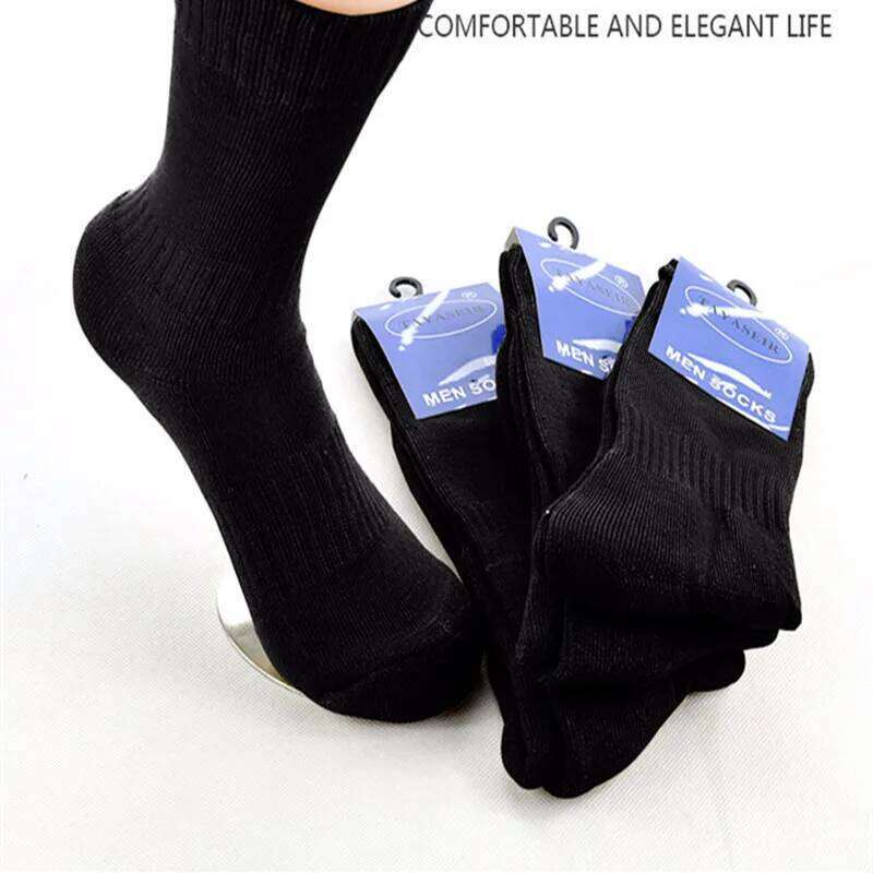 5 Pairs Nordic Sport Military happy Men Trekking Climbing Stockings Men's Compression Sock Cotton Army Long Socks For Man Z260314